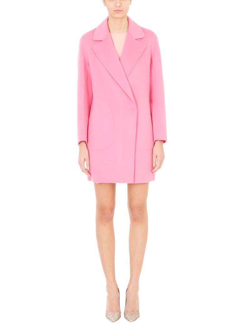 Theory Double-faced Pink Wool-cashmere Boy Coat In Rose-pink | ModeSens