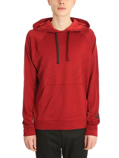 Lanvin Red Cotton Hoodie In Rosso