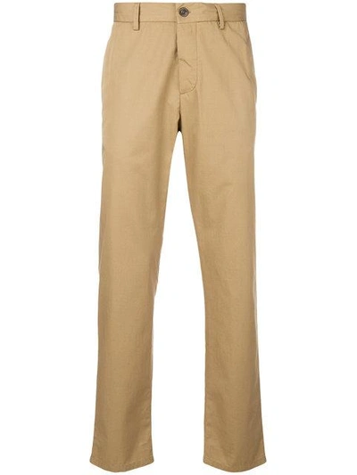 Maison Margiela Straight Trousers - Brown