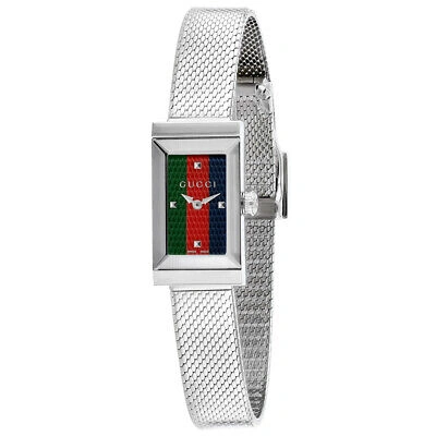 Pre-owned Gucci Women's G-frame Multi-colored Dial Watch - Ya147510