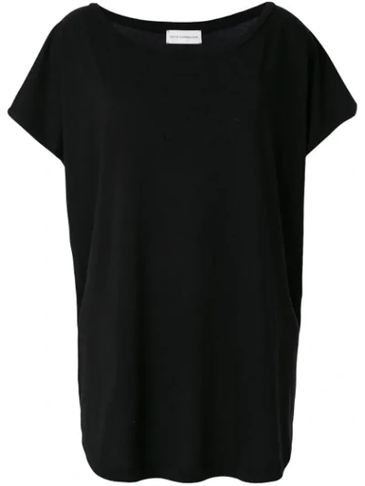 Faith Connexion T-shirt Mit U-boot-ausschnitt In Black