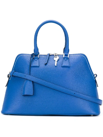 Maison Margiela 5ac Tote In Blue