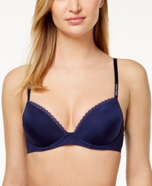 Calvin Klein Seductive Comfort Customized Lift Bra F2892 In Siren