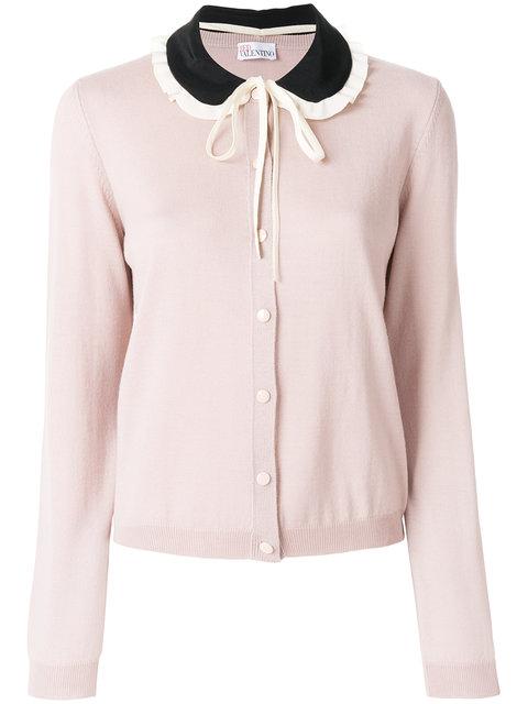peter pan collar cardigan