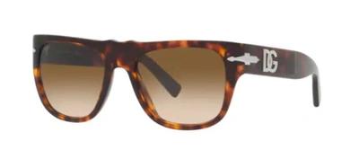 Pre-owned Persol 0po3295s 24/51 Havana/brown Gradient Women's Sunglasses