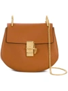 Chloé Drew Shoulder Bag In Brown