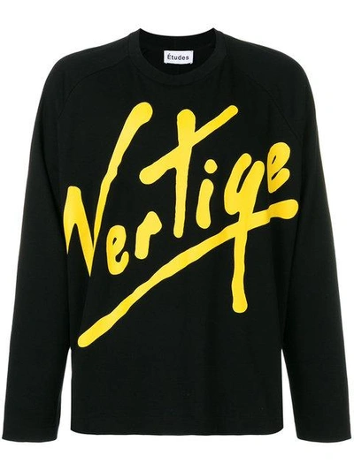 Etudes Studio Études Desert Ls Vertige T-shirt - Black