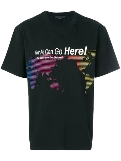 Alexander Wang "your Ad Can Go Here" T-shirt In Black
