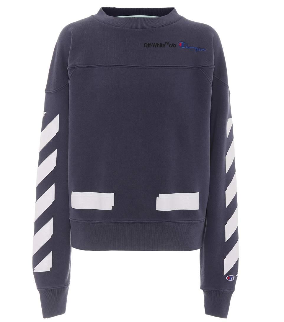 off white x champion sweatshirt