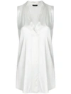 Emporio Armani Sleeveless Tunic - White