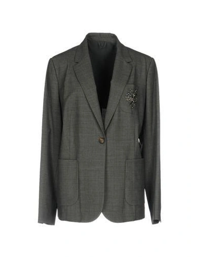 Brunello Cucinelli Blazers In Grey