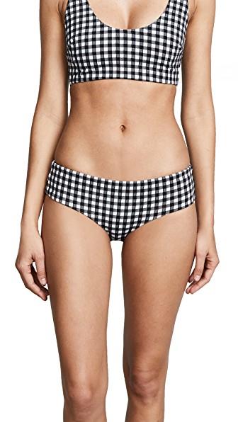 mara hoffman gingham bikini