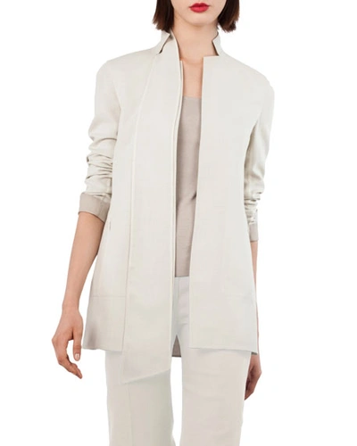 Akris Revernotch-collar Wool-blend Jacket