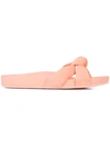 Loeffler Randall Gertie Knotted Slide Sandal In Pink
