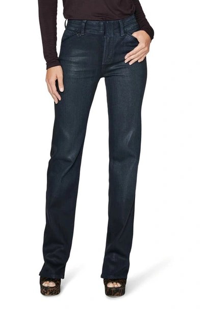 Paige Blake High Waist Tapered Column Jeans In Blue