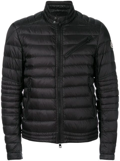 Moncler Royat Quilted Down Jacket In Black | ModeSens