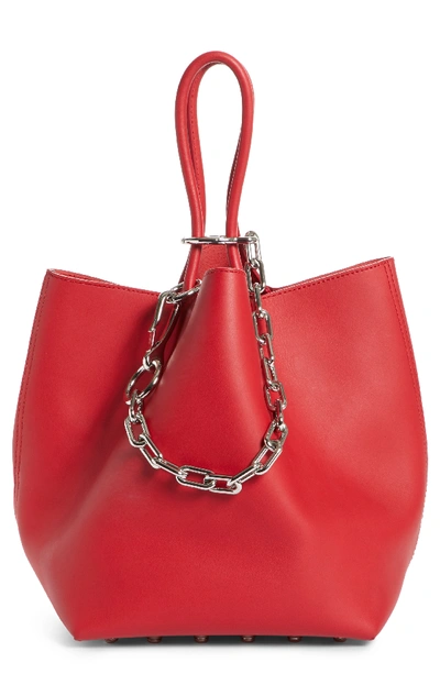 Alexander Wang Roxy Soft Extra Large Leather Tote Bag In Lipstick
