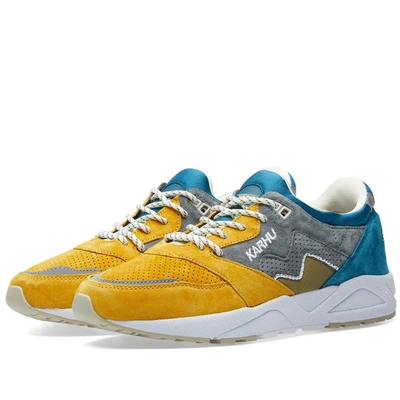 Karhu Men's Aria Suede Lace Up Sneakers In Blue