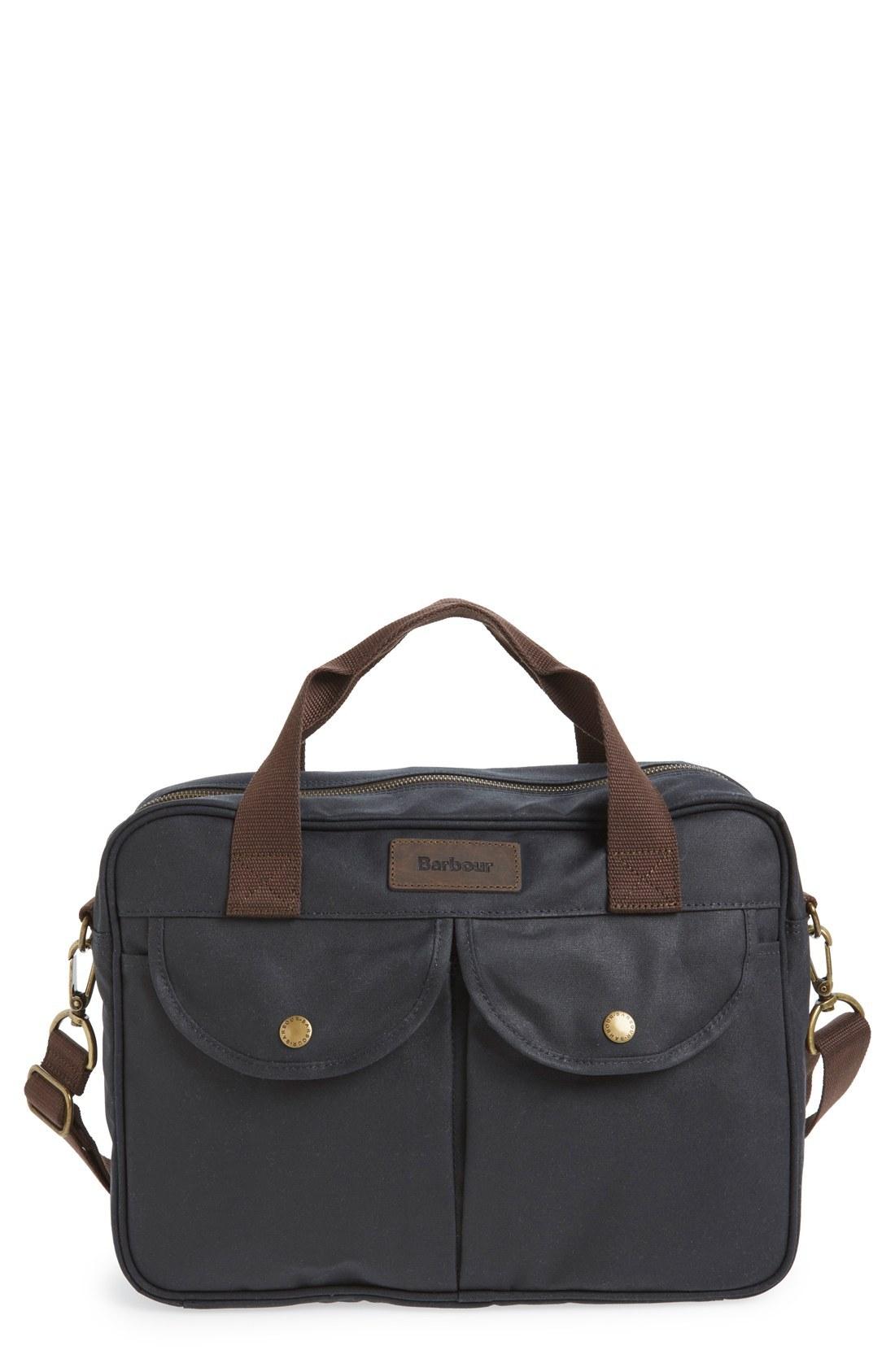 barbour laptop bag sale