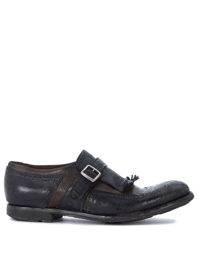 Church's Shanghai Black And Brown Leather Loafers