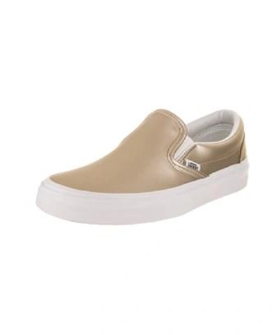 Vans Classic Slip-on Sneaker In Gold/ True White