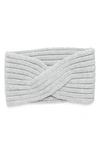 Ugg Twist Knit Headband In Grey Heather