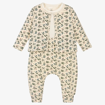 Petit Bateau Baby Girls Floral Trouser Set