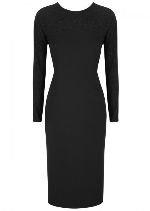 Donna Karan Collection Black Panelled Dress | ModeSens