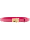 Prada Logo Plaque Belt - Pink