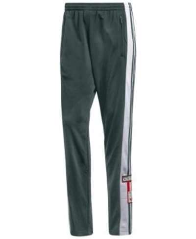 Adidas Originals Men's Adibreak Snap Track Pants In Green Night