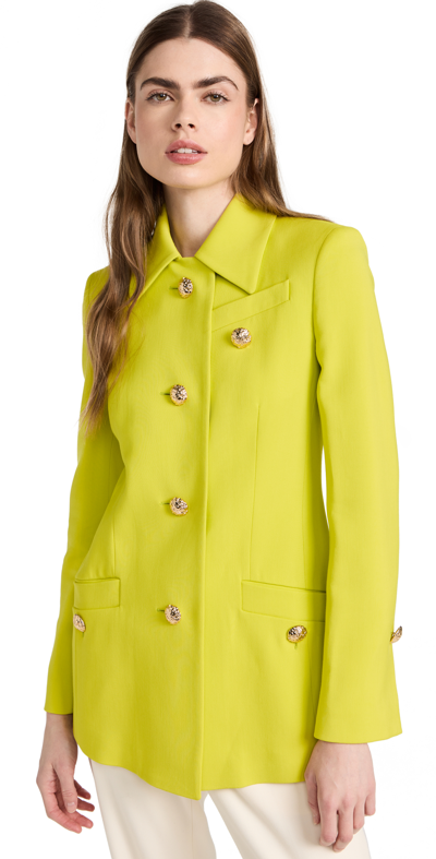 Proenza Schouler Viscose Suiting Blazer Jacket With Detail Buttons