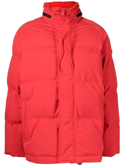 Zadig & Voltaire Hooded Puffer Jacket In Red