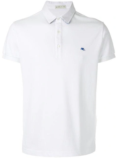 Etro Classic Polo Shirt In White