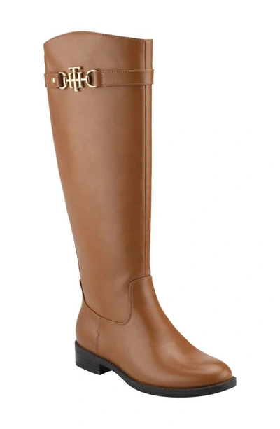 Tommy Hilfiger Women's Inezy Riding Boots Women's Shoes In Tan