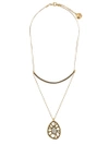 Camila Klein Pendant Necklace In Ouro Velho