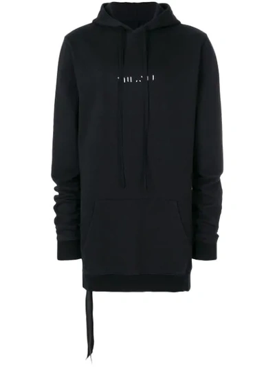 Ben Taverniti Unravel Project Unravel Black Terry Distorted Hoodie
