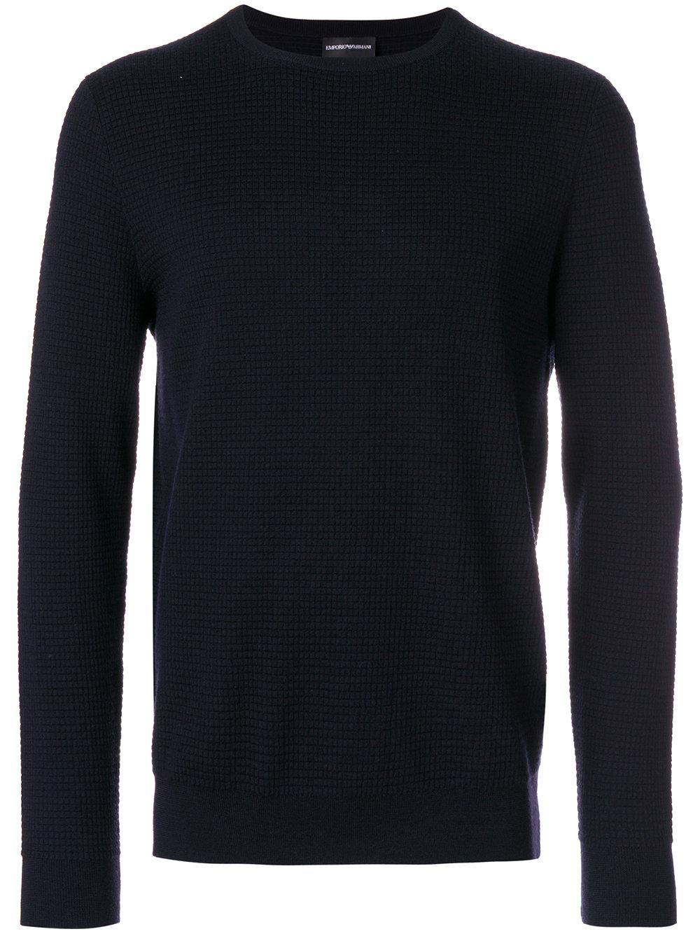 Emporio Armani Classic Fitted Sweater | ModeSens