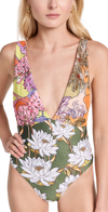 Agua Bendita Tulipa Suki One Piece Swimsuit In Assorted