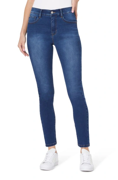 Curve Appeal High Rise Comfort Waist High Rise Stretch Skinny Jeans In Gretta