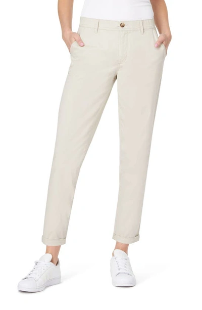 Curve Appeal Medium Rise Relaxed Fit Comfort Waist Chino Pants In Canvas