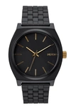 Nixon The Time Teller Bracelet Watch, 37mm In Black