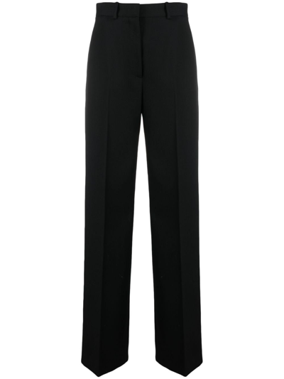 Lanvin High-rise Tailored Trousers In Black