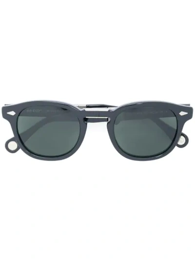 Moscot Folded Arms Sunglasses In Black