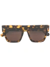 Stella Mccartney Tortoiseshell Square Frame Sunglasses