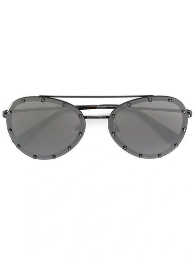 Valentino Garavani Rockstud Aviator Sunglasses