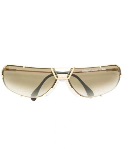 Cazal Classic Aviator Sunglasses In Metallic