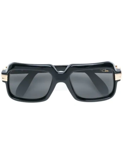 Cazal Square Shaped Aviator Sunglasses In Black