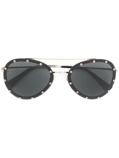 Valentino Garavani Rockstud Glamtech Sunglasses