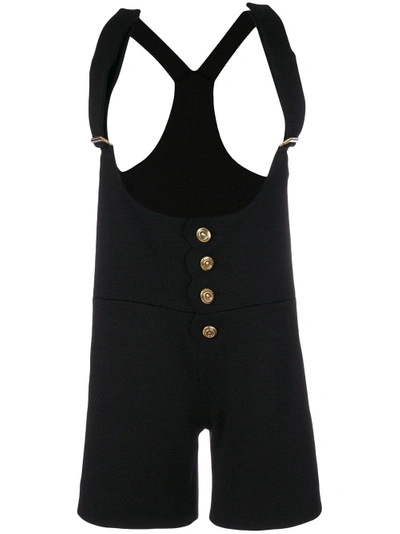 Chloé Pinafore Playsuit - Black