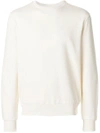 Maison Margiela Sweatshirt Mit Rundem Ausschnitt In White